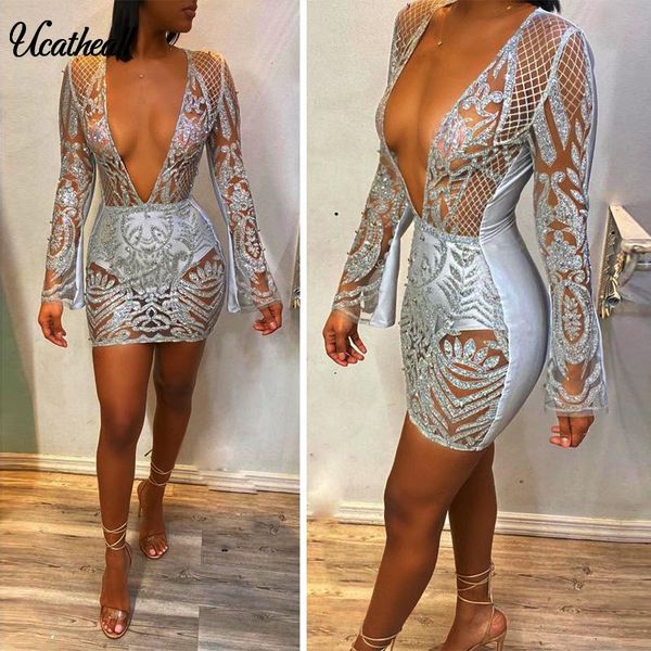 perspective sequin dress summer long sleeve fashion mesh patchwork party christmas zipper vestidos casual dresses, Black;gray
perspective sequin dress summer long sleeve fashion mesh patchwork party christmas zipper vestidos casual dresses, Black;gray