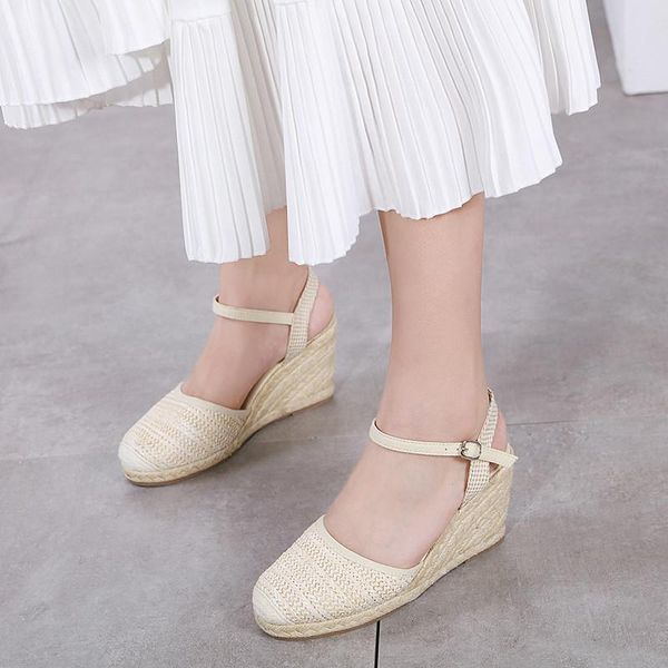 sandals 2021 women ankle buckle strap ladies summer wedges open toe shoes sandalias de mujer high heel, Black
sandals 2021 women ankle buckle strap ladies summer wedges open toe shoes sandalias de mujer high heel, Black