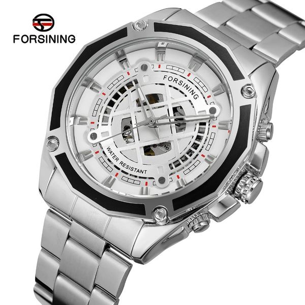 forsining 2019 new men luxury sport skeleton clocks with automatic mechanical movement, Slivery;brown
forsining 2019 new men luxury sport skeleton clocks with automatic mechanical movement, Slivery;brown