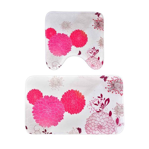 bath mats set of cartoon soft mat u-shaped & rectangle floral pattern polyester absorbent anti-slip toilet rug for home (2pcs)
bath mats set of cartoon soft mat u-shaped & rectangle floral pattern polyester absorbent anti-slip toilet rug for home (2pcs)