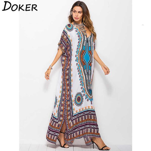 casual dresses summer arrival boho printed beach women v-neck short-sleeved hem split robe silx, Black;gray
casual dresses summer arrival boho printed beach women v-neck short-sleeved hem split robe silx, Black;gray