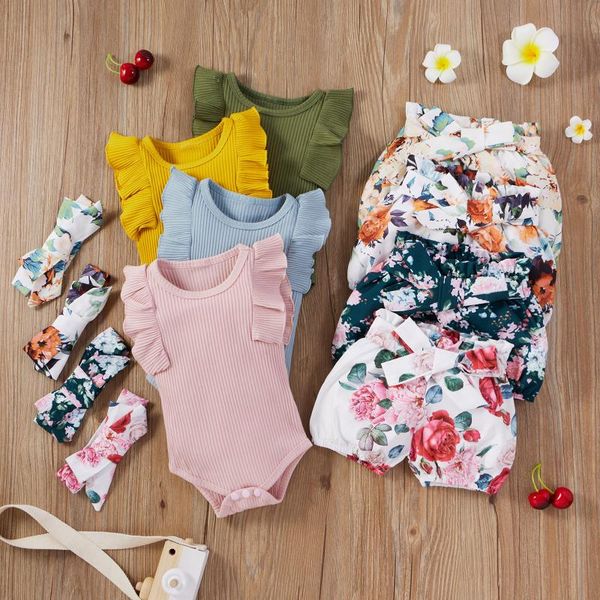born baby girl clothes sets summer for infant girls sleeveless ruffle ribbed knit bodysuit+floral print shorts outfits clothing, White
born baby girl clothes sets summer for infant girls sleeveless ruffle ribbed knit bodysuit+floral print shorts outfits clothing, White