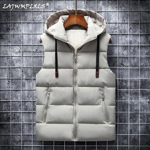 men's vests winter vest plus size work clothes men 6xl solid casual autumn hooded sleeveless jackets fashion male waistcoat, Black;white
men's vests winter vest plus size work clothes men 6xl solid casual autumn hooded sleeveless jackets fashion male waistcoat, Black;white