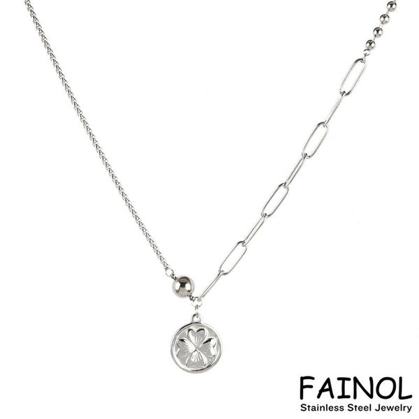 chains fashion stainless steel necklace for women chain necklaces geometry pendant charm jewelry gifts, Silver
chains fashion stainless steel necklace for women chain necklaces geometry pendant charm jewelry gifts, Silver