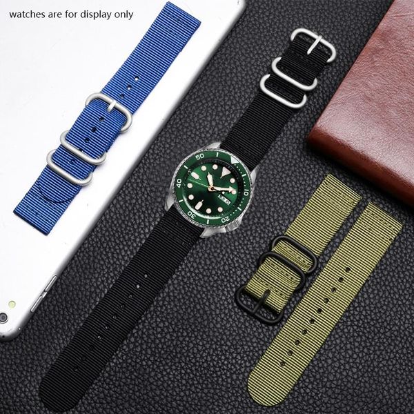 watch bands nylon watchband 18mm 20mm 22mm 24mm 26mm black blue army green strap for men's outdoor sports canvas bracelet give tool, Black;brown
watch bands nylon watchband 18mm 20mm 22mm 24mm 26mm black blue army green strap for men's outdoor sports canvas bracelet give tool, Black;brown