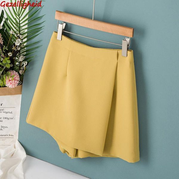 women's shorts gezelligheid 2021 summer fashion elegant casual slim solid color loose luxury designer suit women high waist korean, White;black
women's shorts gezelligheid 2021 summer fashion elegant casual slim solid color loose luxury designer suit women high waist korean, White;black