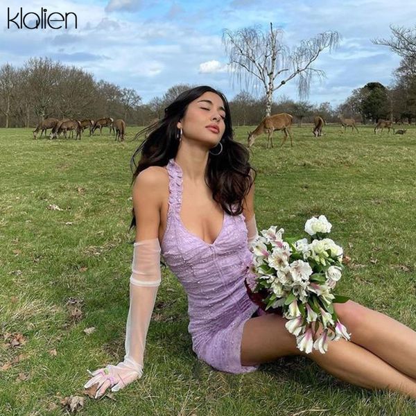 women summer fashion elegant purple cute sweet halter bandage dstring mini dress with mesh long sleeve gloves 2021newplus size clothes, Black;gray
women summer fashion elegant purple cute sweet halter bandage dstring mini dress with mesh long sleeve gloves 2021newplus size clothes, Black;gray