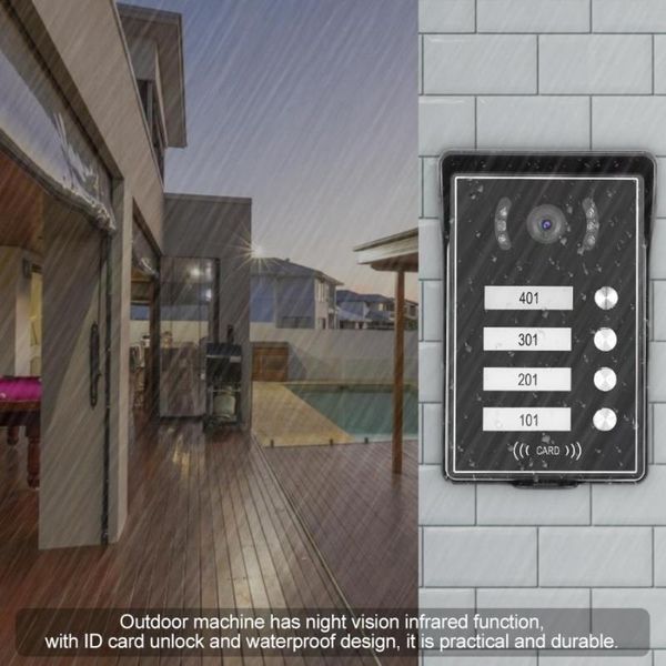 other door hardware lcd video intercome security doorbell with 4 monitors card reader 110-240v intemcom system
other door hardware lcd video intercome security doorbell with 4 monitors card reader 110-240v intemcom system