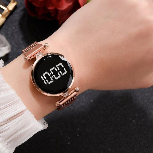 wristwatches fashion luxury led women magnetic bracelet watches digital dress watch quartz wristwatch ladies clock relogio femenino, Slivery;brown
wristwatches fashion luxury led women magnetic bracelet watches digital dress watch quartz wristwatch ladies clock relogio femenino, Slivery;brown