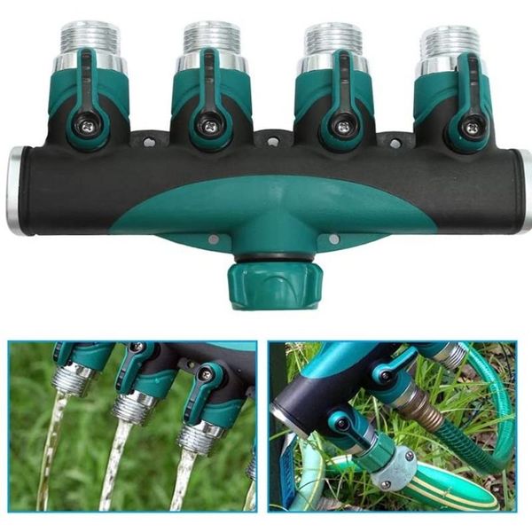 watering equipments 4-way hose splitter 4 way control valve water tap converter connector pipe adapter for garden irrigation
watering equipments 4-way hose splitter 4 way control valve water tap converter connector pipe adapter for garden irrigation