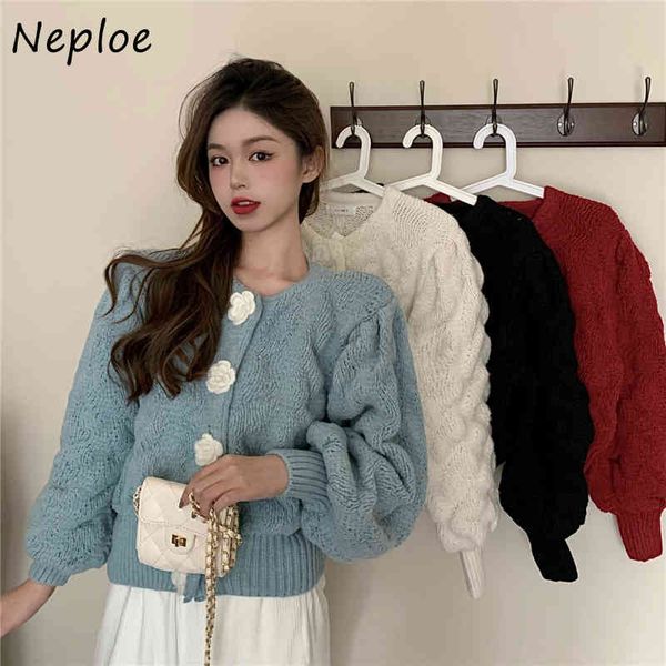 neploe fashion all-match sweet sweater coat o neck cropped knitwear cardigan chic single breasted knitted pull femme 210423, White
neploe fashion all-match sweet sweater coat o neck cropped knitwear cardigan chic single breasted knitted pull femme 210423, White