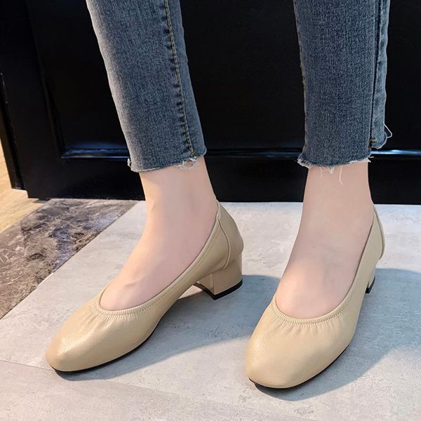 dress shoes mid heels women thick heel pumps concise pu leather square toe office casual work with 2021, Black
dress shoes mid heels women thick heel pumps concise pu leather square toe office casual work with 2021, Black