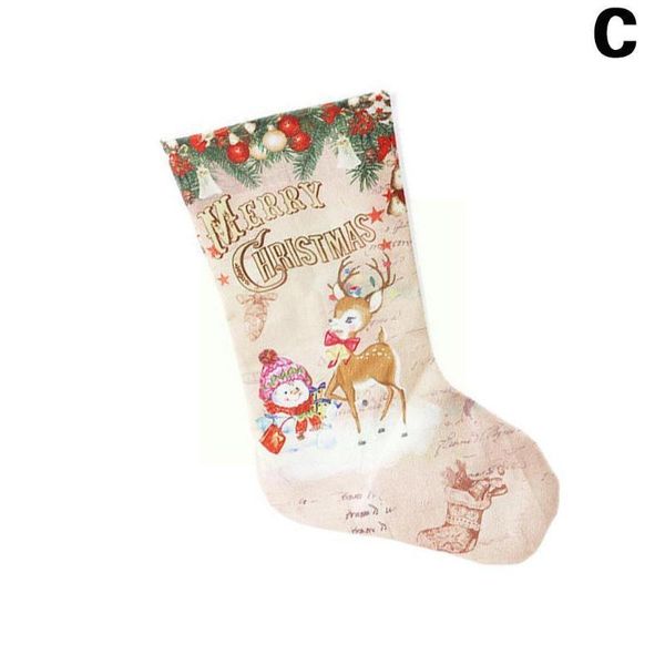 christmas decorations sock large stocking year gift candy burlap cloth holder bag z3s0
christmas decorations sock large stocking year gift candy burlap cloth holder bag z3s0