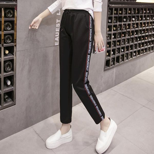 women's pants & capris fashion letter printed harem sports travel loose daily drawstring summer casual high waist women elastic pocket, Black;white
women's pants & capris fashion letter printed harem sports travel loose daily drawstring summer casual high waist women elastic pocket, Black;white