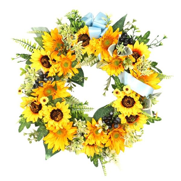 artificial bee festival sunflower wreath summer for front door wall window wedding party farmhouse home decor novelty items
artificial bee festival sunflower wreath summer for front door wall window wedding party farmhouse home decor novelty items