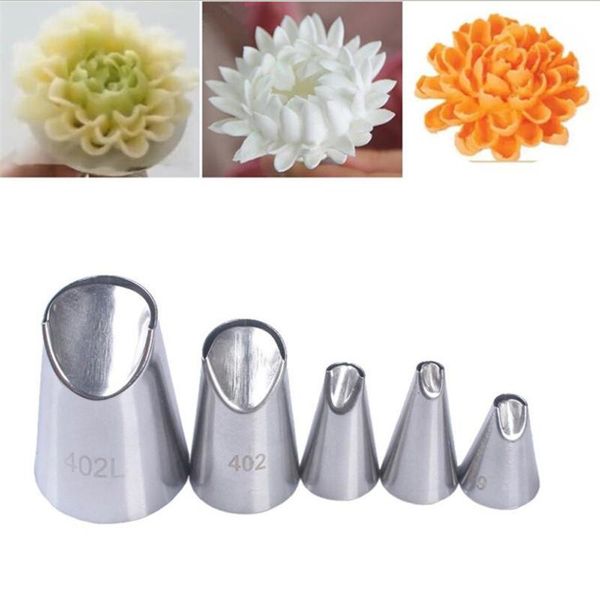 baking & pastry tools 5 pcs/set stainless steel nozzle icing piping kitchen gadget accessories cake cookie decoration tool
baking & pastry tools 5 pcs/set stainless steel nozzle icing piping kitchen gadget accessories cake cookie decoration tool