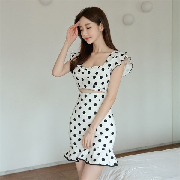 summer ladies fashion temperament short sleeve polka dot slim fishtail dress sleeveless office lady 210416, Black;gray
summer ladies fashion temperament short sleeve polka dot slim fishtail dress sleeveless office lady 210416, Black;gray