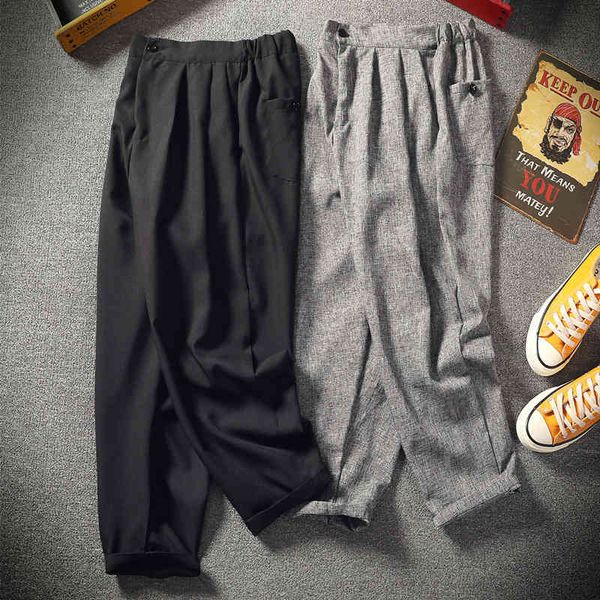 men's pants loose extra-large king-size leisure linen flaxen sweatpants cotton long trousers chinese style harem feet f1je, Black
men's pants loose extra-large king-size leisure linen flaxen sweatpants cotton long trousers chinese style harem feet f1je, Black
