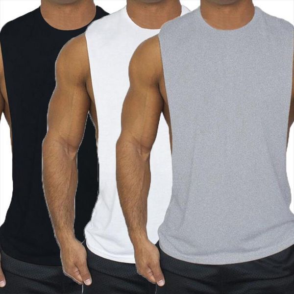 3 pack plain bodybuilding tank men summer cotton fashion fitness open side vest muscle workout gym sleeveless shirt, White;black
3 pack plain bodybuilding tank men summer cotton fashion fitness open side vest muscle workout gym sleeveless shirt, White;black