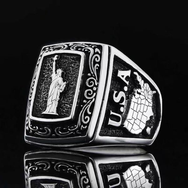 wedding rings creative black colors hip hop ring for men punk style usa liberty party motor biker fashion jewelry gift, Slivery;golden
wedding rings creative black colors hip hop ring for men punk style usa liberty party motor biker fashion jewelry gift, Slivery;golden