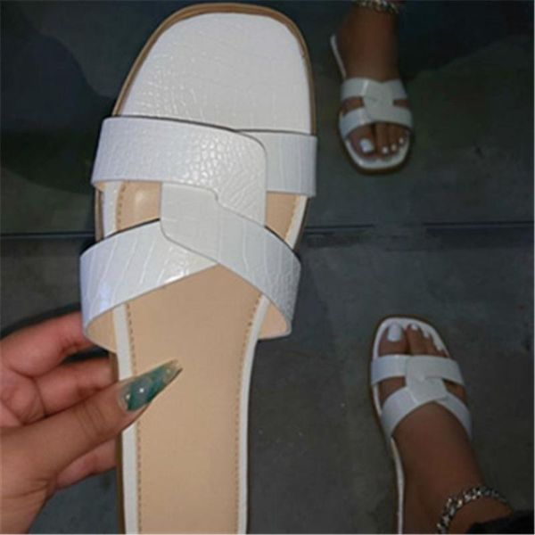 women pu leather slippers 2021 summer woman comfort flat female square toe footwear women's outdoor slides ladies beach shoes, Black
women pu leather slippers 2021 summer woman comfort flat female square toe footwear women's outdoor slides ladies beach shoes, Black