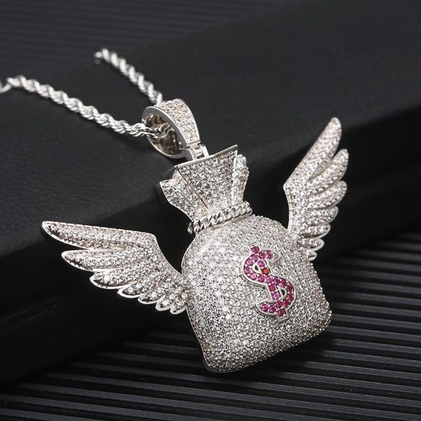 chokers hip hop jewelry moveon dollar $ symbol purse angel necklaces ornament rotate 3a zrcon charm pendant for women men gifts, Golden;silver
chokers hip hop jewelry moveon dollar $ symbol purse angel necklaces ornament rotate 3a zrcon charm pendant for women men gifts, Golden;silver