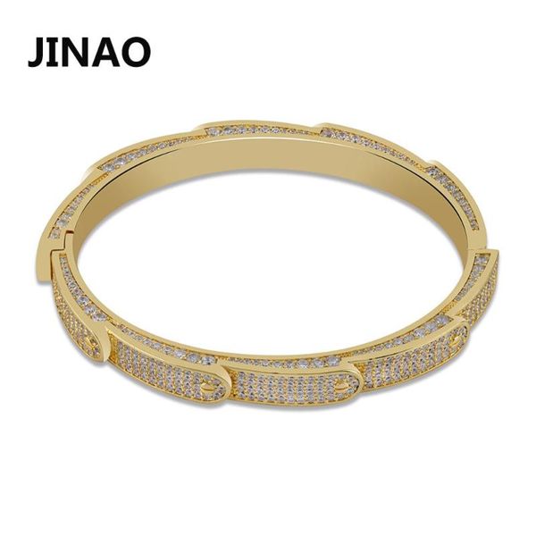 charm bracelets jinao iced out bling cubic zircon hip hop gold circular spike bangles gifts for men women, Golden;silver
charm bracelets jinao iced out bling cubic zircon hip hop gold circular spike bangles gifts for men women, Golden;silver