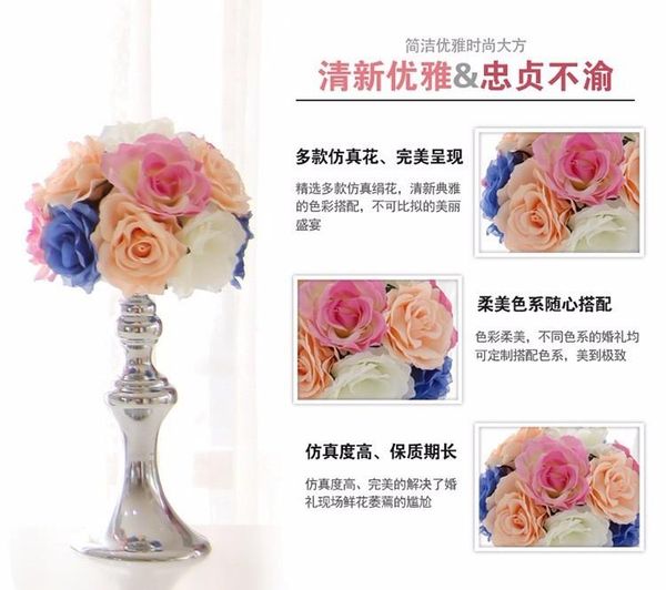 100pcs wedding road lead artificial flower ball table flowers centerpiece balls decoration decorative & wreaths
100pcs wedding road lead artificial flower ball table flowers centerpiece balls decoration decorative & wreaths
