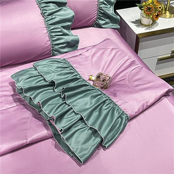 comforters & sets summer ice silk quilt blanket pillow case cool feeling naked sleep washed scollop pure colour thin twin full queen bed set
comforters & sets summer ice silk quilt blanket pillow case cool feeling naked sleep washed scollop pure colour thin twin full queen bed set