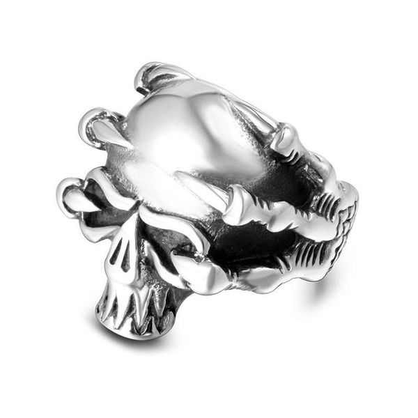 cluster rings personality 316l stainless steel punk ring titanium jewelry dragon claw vinking finger for men, Golden;silver
cluster rings personality 316l stainless steel punk ring titanium jewelry dragon claw vinking finger for men, Golden;silver