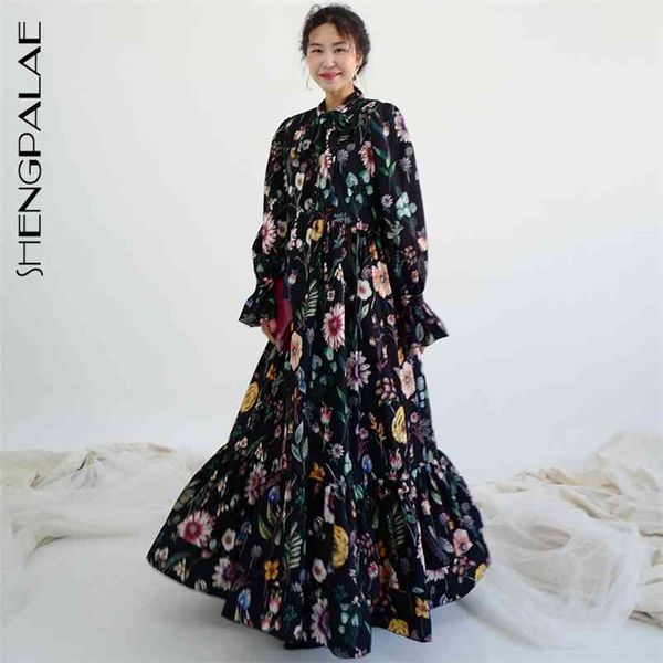 spring autumn women vintage loose high waist slim was thin elegant flowers big swing maxi dress 210427, Black;gray
spring autumn women vintage loose high waist slim was thin elegant flowers big swing maxi dress 210427, Black;gray