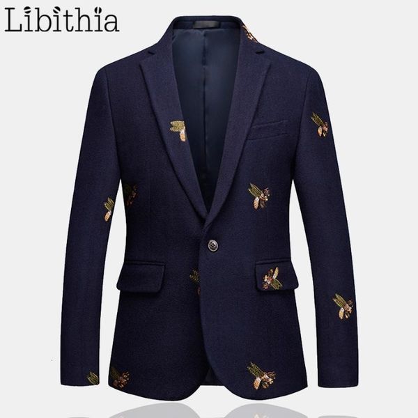 men's suits & blazers arrival mens one button blazer bee embroidery wedding smart casual slim fit jacket clothes1 8kss, White;black
men's suits & blazers arrival mens one button blazer bee embroidery wedding smart casual slim fit jacket clothes1 8kss, White;black