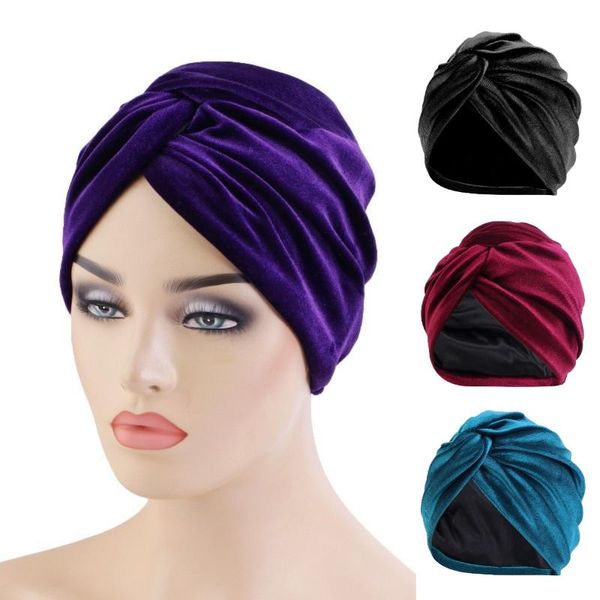 beanie/skull caps women sleep chemo hat muslim stretch velvet turban silk satin lining cap hair loss headwear bonnets for, Blue;gray
beanie/skull caps women sleep chemo hat muslim stretch velvet turban silk satin lining cap hair loss headwear bonnets for, Blue;gray