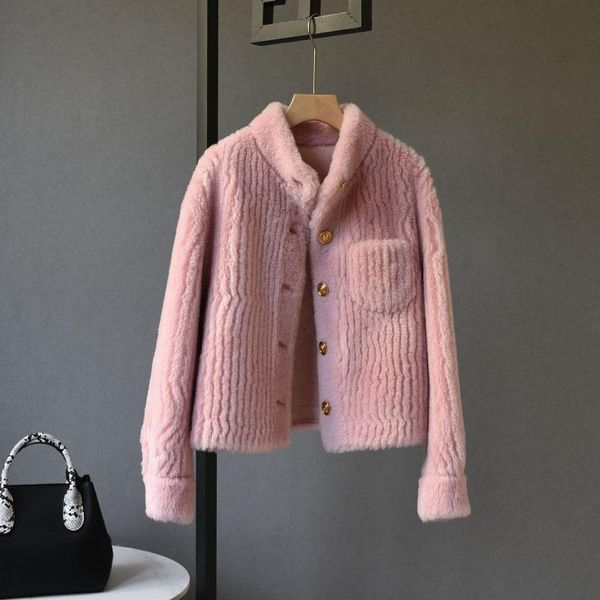 women's fur & faux women 2022 autumn winter real wool teddy coat female natural lamb jackets ladies thick warm casual outerwear f22, Black
women's fur & faux women 2022 autumn winter real wool teddy coat female natural lamb jackets ladies thick warm casual outerwear f22, Black