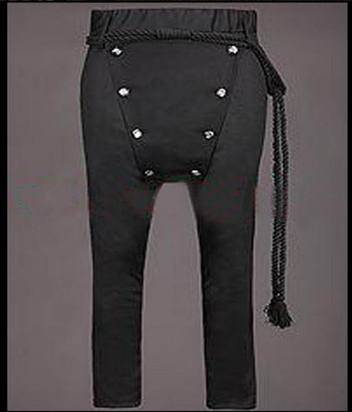men's pants plus size clothing spring and autumn front patch trousers harem low straight singer costumes 2021, Black
men's pants plus size clothing spring and autumn front patch trousers harem low straight singer costumes 2021, Black