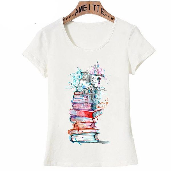 summer reading city art womens t shirt fashion illustration print casual lovers cute girl tees, White
summer reading city art womens t shirt fashion illustration print casual lovers cute girl tees, White
