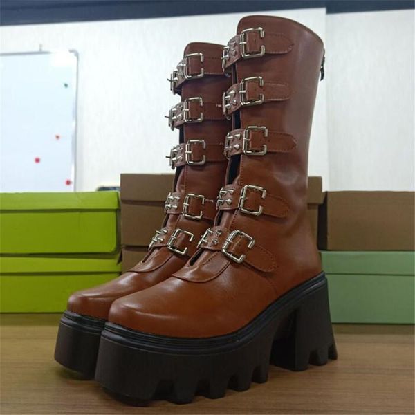 boots motorcycle women's thick-soled winter heels buckle 2021 fashion punk shoes, Black
boots motorcycle women's thick-soled winter heels buckle 2021 fashion punk shoes, Black