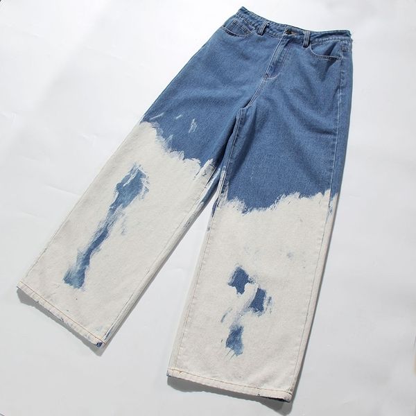 women's jeans deat blue gradual color long denim wide leg high waist loose women trousers fashion tide spring autumn 1u312 mhni
women's jeans deat blue gradual color long denim wide leg high waist loose women trousers fashion tide spring autumn 1u312 mhni