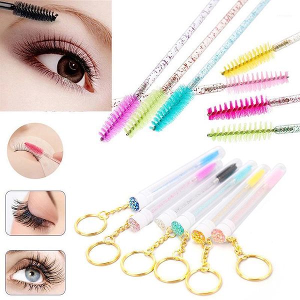 disposable glitter eyelash brush with tube eyebrow mascara wand applicator for extension makeup brushes key chain1
disposable glitter eyelash brush with tube eyebrow mascara wand applicator for extension makeup brushes key chain1