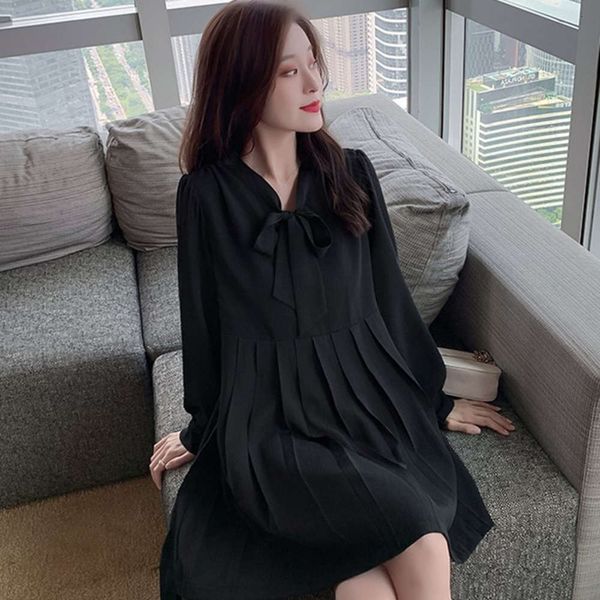 casual dresses dress fat mm large women's wear spring and autumn long sleeve t-shirt age reducing foreign style pleated medium length b, Black;gray
casual dresses dress fat mm large women's wear spring and autumn long sleeve t-shirt age reducing foreign style pleated medium length b, Black;gray