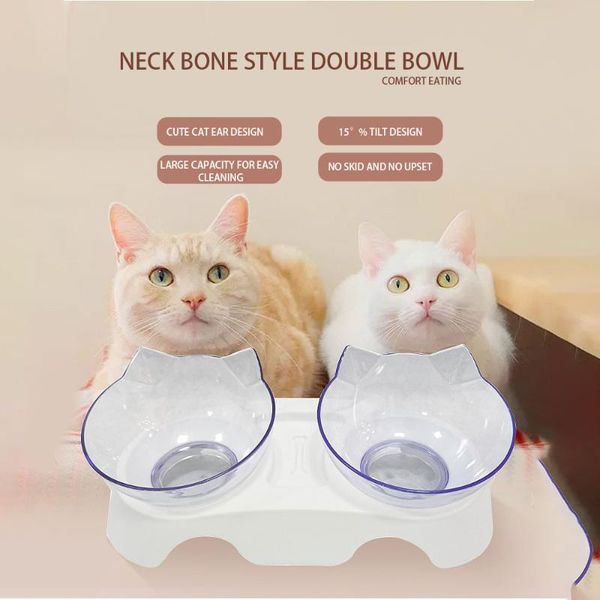 cat bowls & feeders 2 pcs/set bowl with raised stand non slip pet food feeder protect cervical vertebra for dogs products
cat bowls & feeders 2 pcs/set bowl with raised stand non slip pet food feeder protect cervical vertebra for dogs products