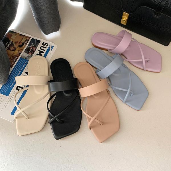slippers eoeodoit female 2021 summer women flat sandals outside heel slides shoes, Black
slippers eoeodoit female 2021 summer women flat sandals outside heel slides shoes, Black