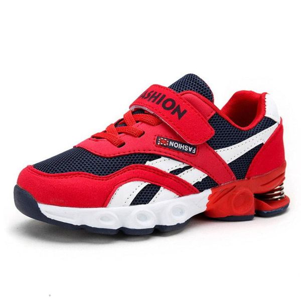 sneakers kids shoes for boys sport girls casual children sneaker damping breathable running fashion trainer, Black;red
sneakers kids shoes for boys sport girls casual children sneaker damping breathable running fashion trainer, Black;red
