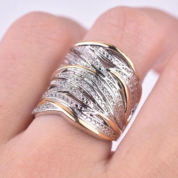 cluster rings fashion layered cross full zircon diamonds for women white gold color jewelry bijoux bague party accessories gifts, Golden;silver
cluster rings fashion layered cross full zircon diamonds for women white gold color jewelry bijoux bague party accessories gifts, Golden;silver