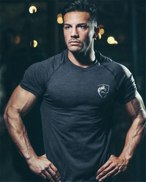 men's t-shirts 2021 summer gym shirt sport t men quick drying running workout training tees fitness rashgard t-shirt, White;black
men's t-shirts 2021 summer gym shirt sport t men quick drying running workout training tees fitness rashgard t-shirt, White;black