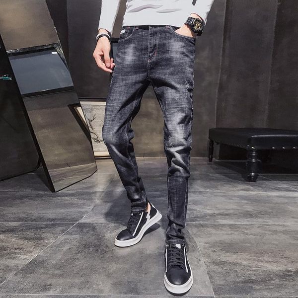 fall skinny jeans men rock streetwear stretch mens black biker slim fit jean homme men's, Blue
fall skinny jeans men rock streetwear stretch mens black biker slim fit jean homme men's, Blue