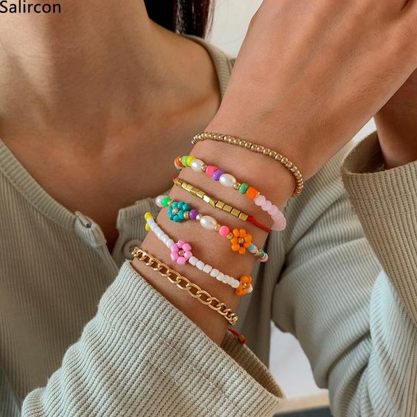 beaded, strands baroque simulated pearls hand-woven beaded bracelets for women colorful flowers accessories multilayer bracelet jewelry, Black
beaded, strands baroque simulated pearls hand-woven beaded bracelets for women colorful flowers accessories multilayer bracelet jewelry, Black