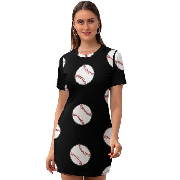 casual dresses baseball dress short sleeve polyester ladies bodycon party fashion printed one-piece, Black;gray
casual dresses baseball dress short sleeve polyester ladies bodycon party fashion printed one-piece, Black;gray