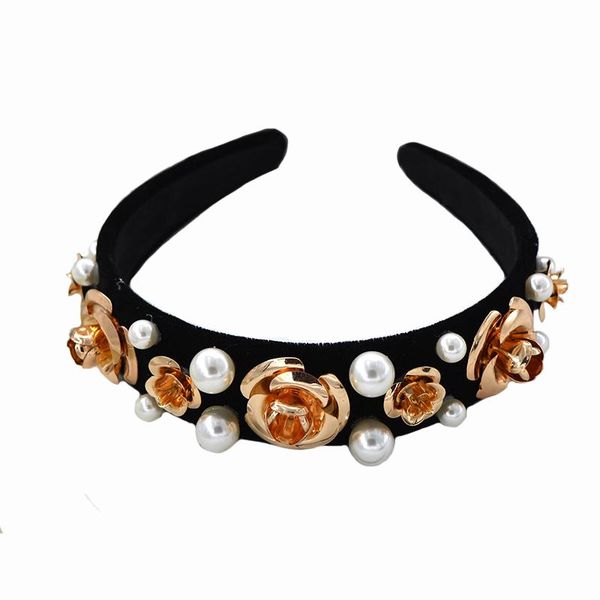 hair clips & barrettes retro luxury pearl crown hairbands fashion gold flower big hoop rhinestones trendy accessories, Golden;silver
hair clips & barrettes retro luxury pearl crown hairbands fashion gold flower big hoop rhinestones trendy accessories, Golden;silver