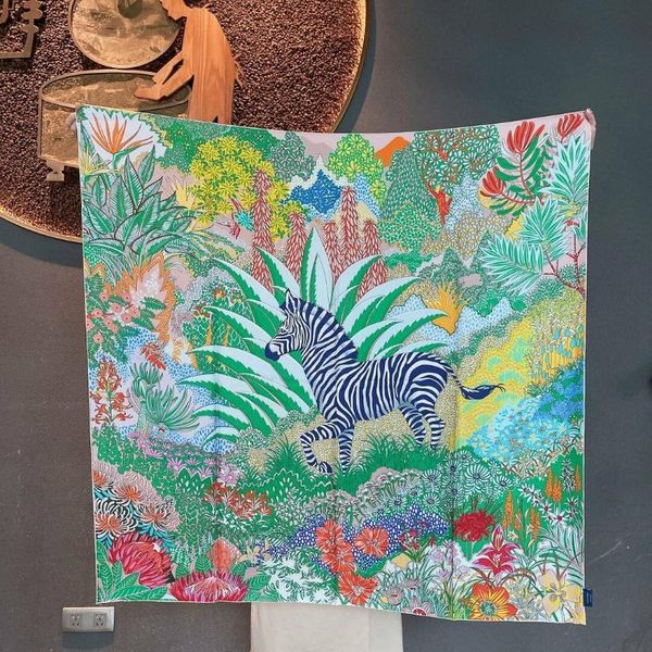 scarves luxury 100% twill silk scarf women fashion aztec style shawl stole hijab forest zebra flower kerchief turban 105*105cm, Blue;gray
scarves luxury 100% twill silk scarf women fashion aztec style shawl stole hijab forest zebra flower kerchief turban 105*105cm, Blue;gray